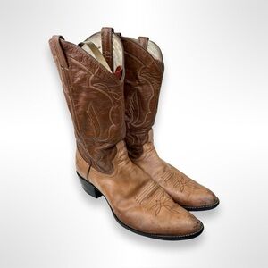 LARRY MAHAN vintage 70s j toe western boots